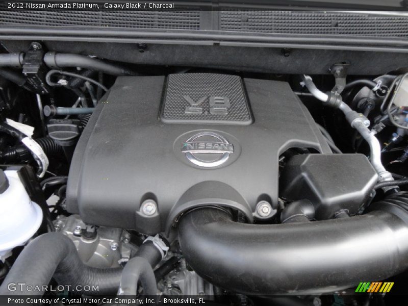 Galaxy Black / Charcoal 2012 Nissan Armada Platinum