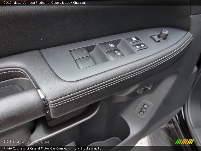 Galaxy Black / Charcoal 2012 Nissan Armada Platinum
