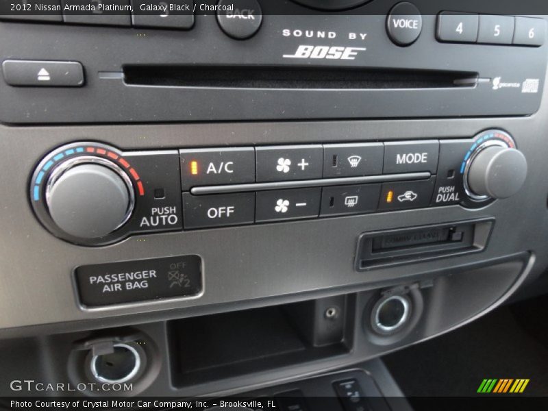 Galaxy Black / Charcoal 2012 Nissan Armada Platinum