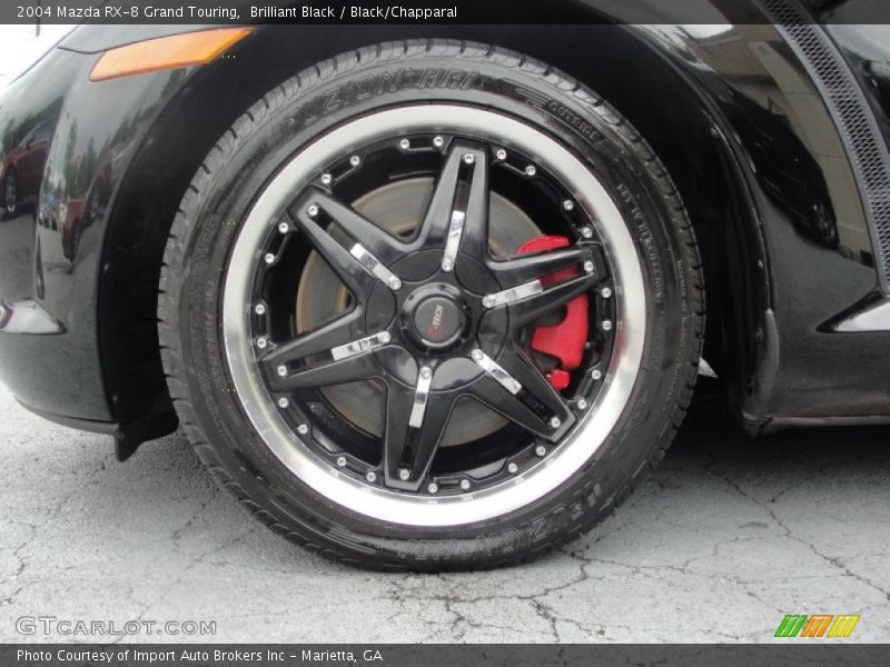 Brilliant Black / Black/Chapparal 2004 Mazda RX-8 Grand Touring