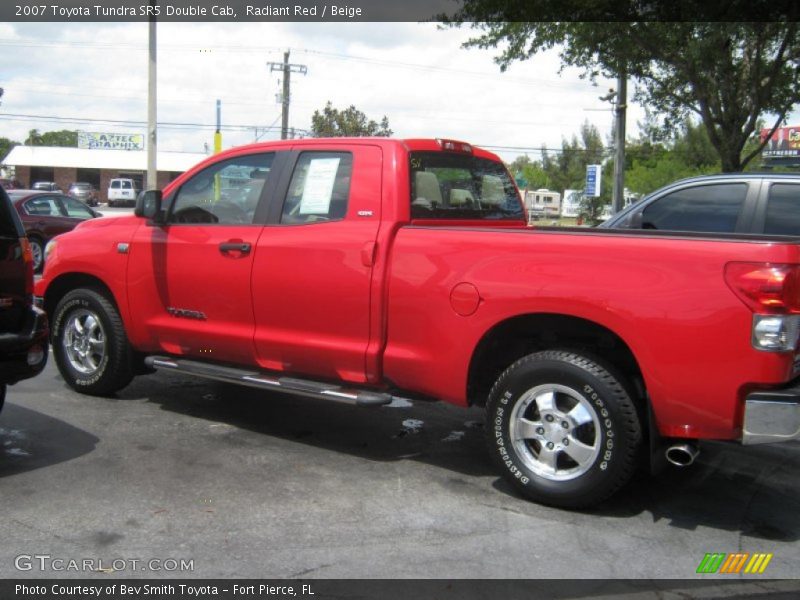 Radiant Red / Beige 2007 Toyota Tundra SR5 Double Cab