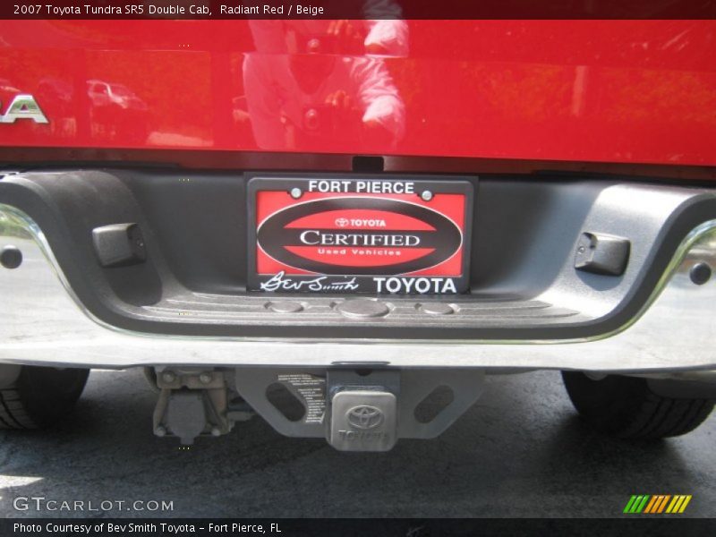 Radiant Red / Beige 2007 Toyota Tundra SR5 Double Cab