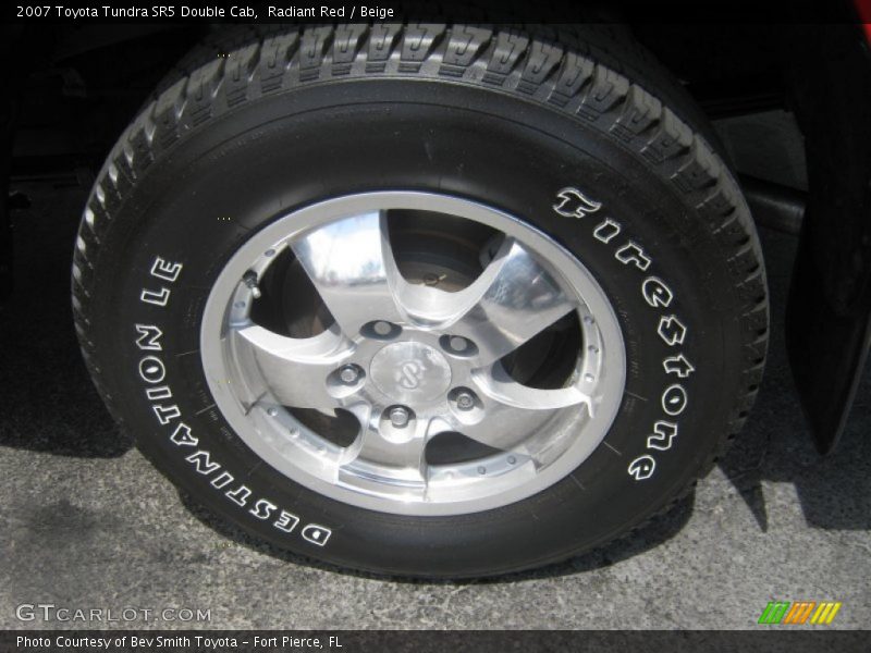 Radiant Red / Beige 2007 Toyota Tundra SR5 Double Cab