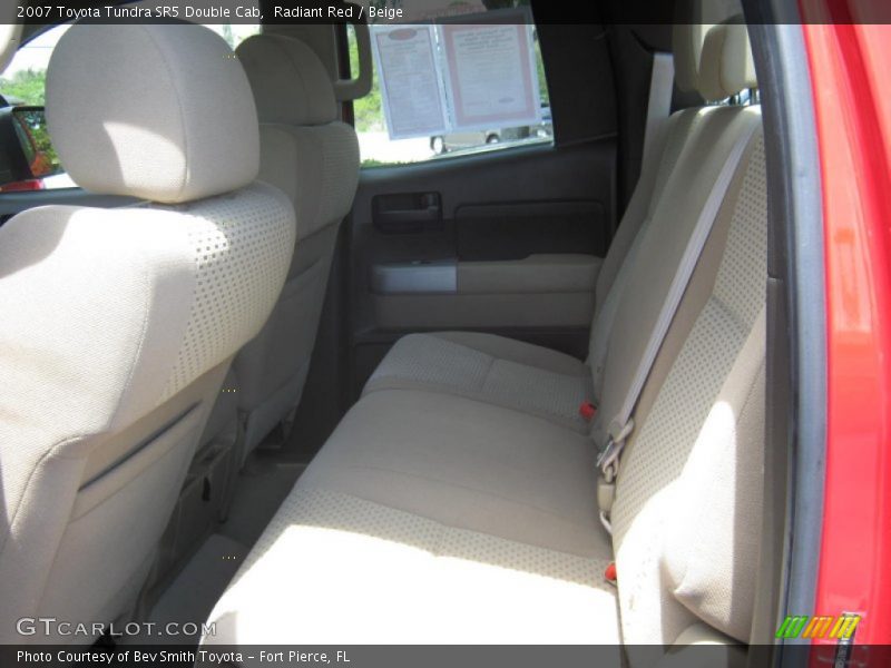 Radiant Red / Beige 2007 Toyota Tundra SR5 Double Cab