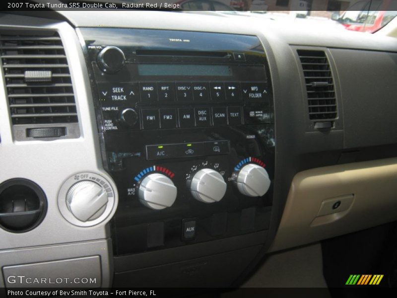 Radiant Red / Beige 2007 Toyota Tundra SR5 Double Cab