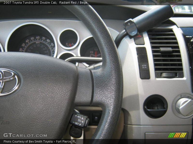Radiant Red / Beige 2007 Toyota Tundra SR5 Double Cab