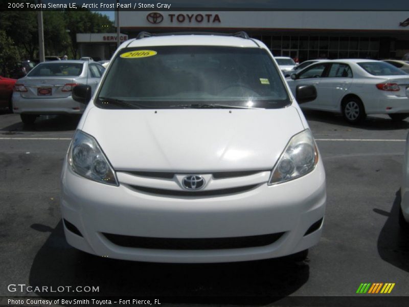 Arctic Frost Pearl / Stone Gray 2006 Toyota Sienna LE