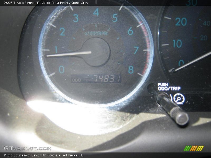 Arctic Frost Pearl / Stone Gray 2006 Toyota Sienna LE