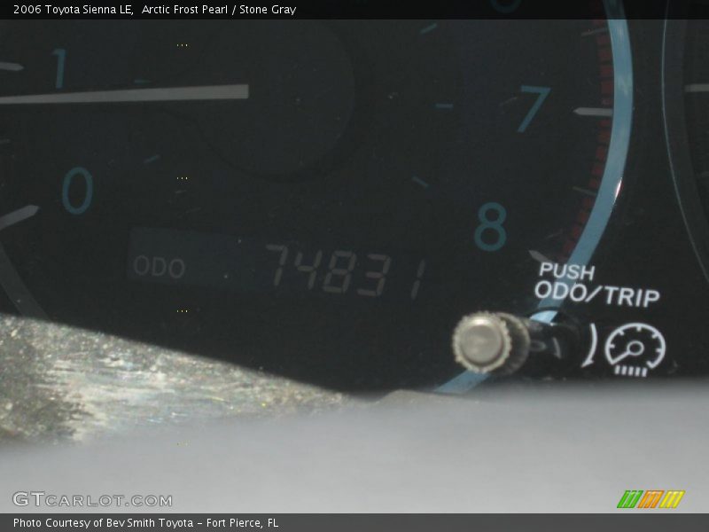 Arctic Frost Pearl / Stone Gray 2006 Toyota Sienna LE
