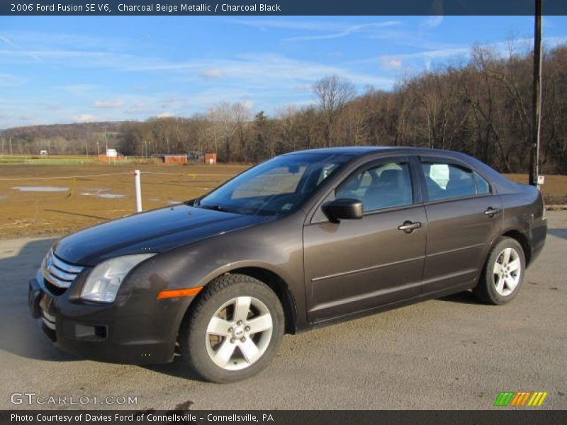 Charcoal Beige Metallic / Charcoal Black 2006 Ford Fusion SE V6