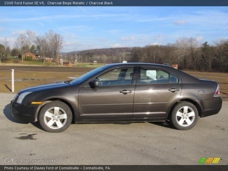 Charcoal Beige Metallic / Charcoal Black 2006 Ford Fusion SE V6