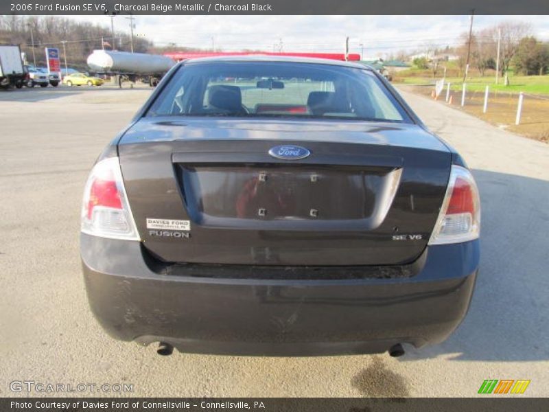 Charcoal Beige Metallic / Charcoal Black 2006 Ford Fusion SE V6