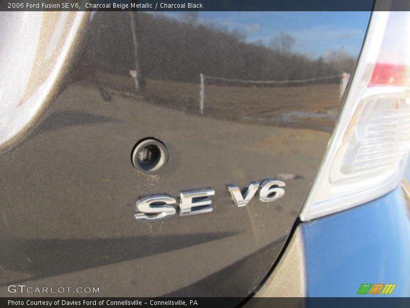 Charcoal Beige Metallic / Charcoal Black 2006 Ford Fusion SE V6