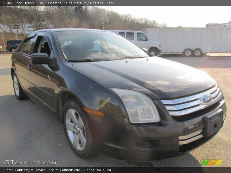 Charcoal Beige Metallic / Charcoal Black 2006 Ford Fusion SE V6
