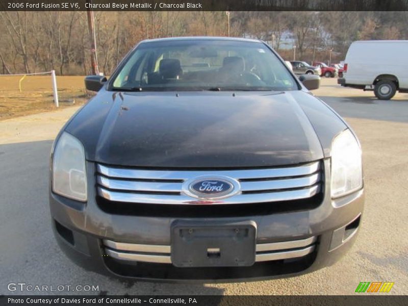 Charcoal Beige Metallic / Charcoal Black 2006 Ford Fusion SE V6