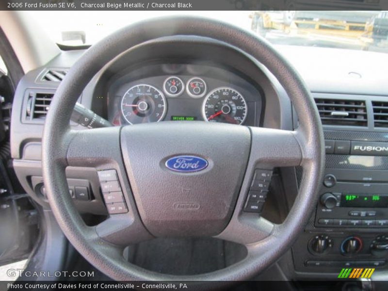 Charcoal Beige Metallic / Charcoal Black 2006 Ford Fusion SE V6