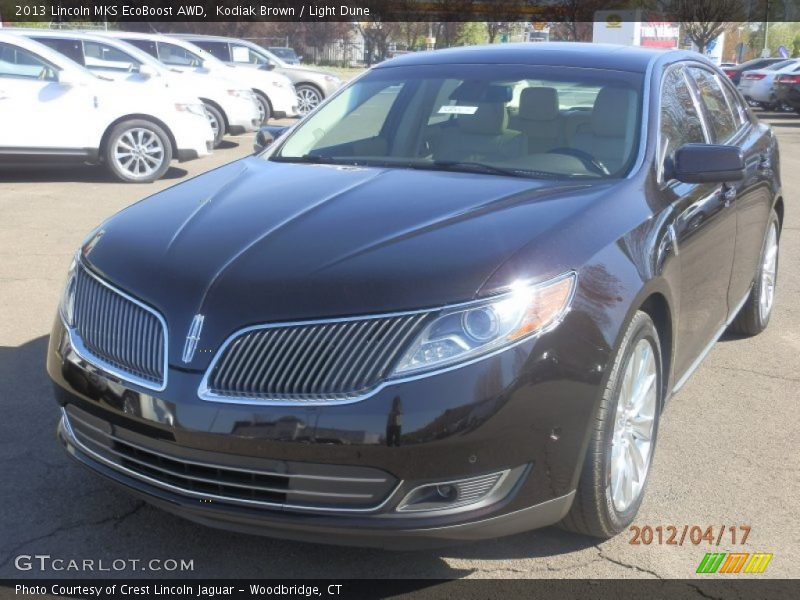 Kodiak Brown / Light Dune 2013 Lincoln MKS EcoBoost AWD