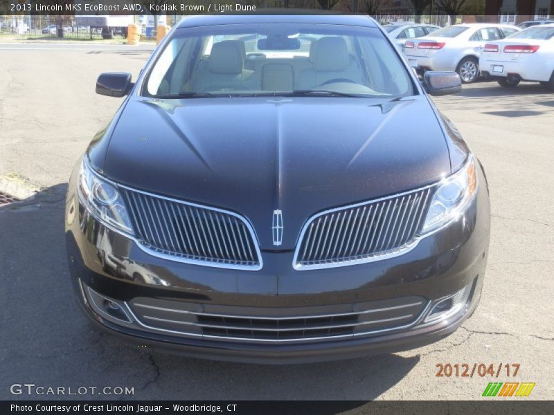 Kodiak Brown / Light Dune 2013 Lincoln MKS EcoBoost AWD