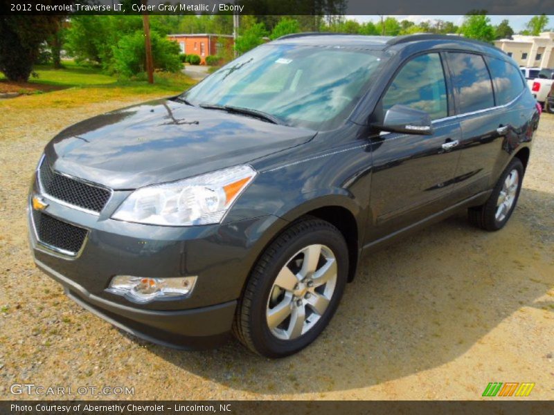 Cyber Gray Metallic / Ebony 2012 Chevrolet Traverse LT
