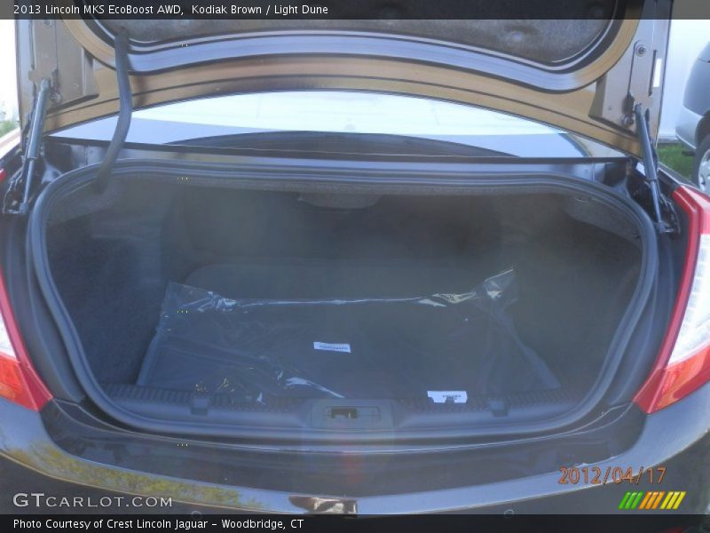 Kodiak Brown / Light Dune 2013 Lincoln MKS EcoBoost AWD