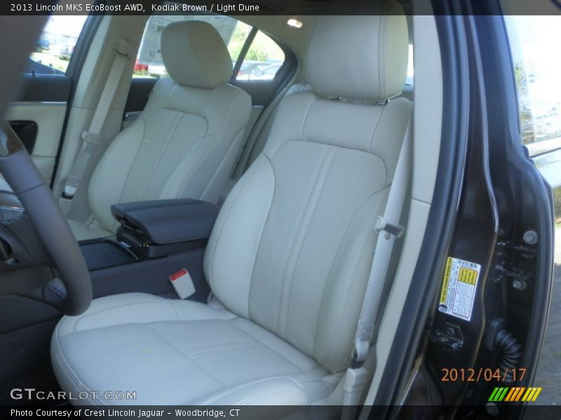 Kodiak Brown / Light Dune 2013 Lincoln MKS EcoBoost AWD