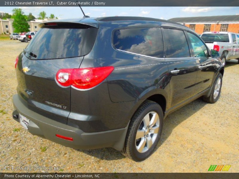 Cyber Gray Metallic / Ebony 2012 Chevrolet Traverse LT
