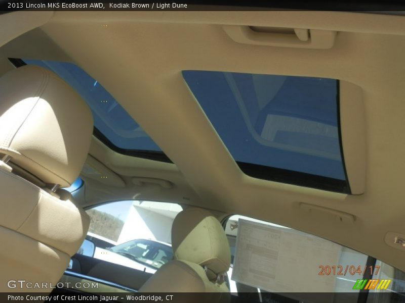 Kodiak Brown / Light Dune 2013 Lincoln MKS EcoBoost AWD