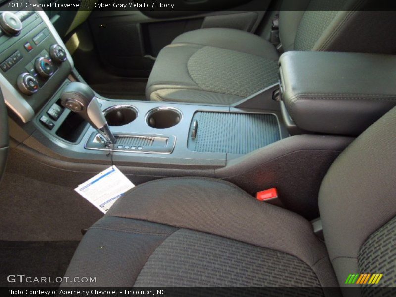 Cyber Gray Metallic / Ebony 2012 Chevrolet Traverse LT