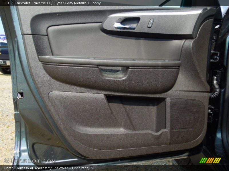 Cyber Gray Metallic / Ebony 2012 Chevrolet Traverse LT
