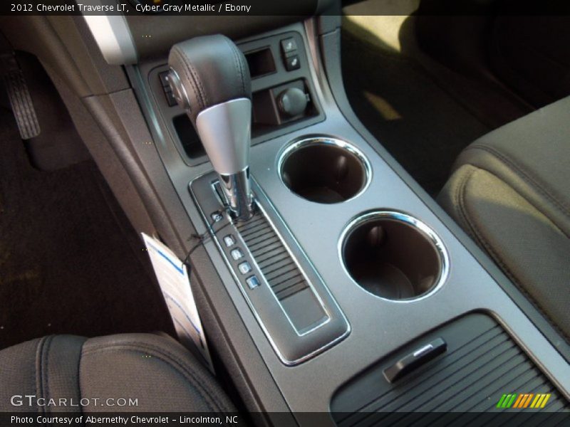 Cyber Gray Metallic / Ebony 2012 Chevrolet Traverse LT