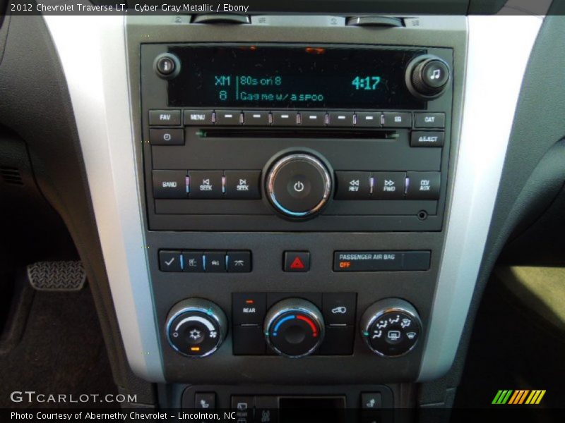 Cyber Gray Metallic / Ebony 2012 Chevrolet Traverse LT