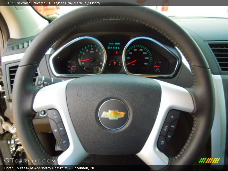 Cyber Gray Metallic / Ebony 2012 Chevrolet Traverse LT