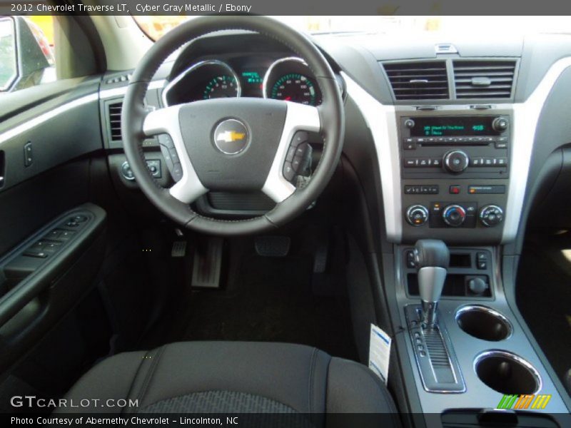 Cyber Gray Metallic / Ebony 2012 Chevrolet Traverse LT