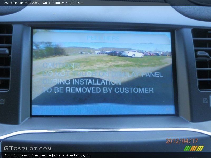 White Platinum / Light Dune 2013 Lincoln MKS AWD