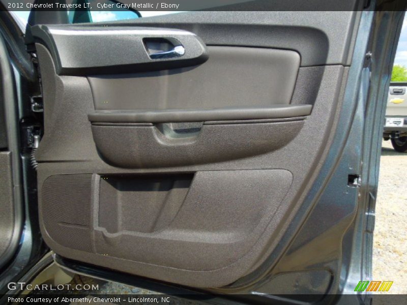 Cyber Gray Metallic / Ebony 2012 Chevrolet Traverse LT