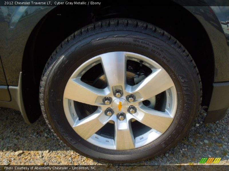Cyber Gray Metallic / Ebony 2012 Chevrolet Traverse LT