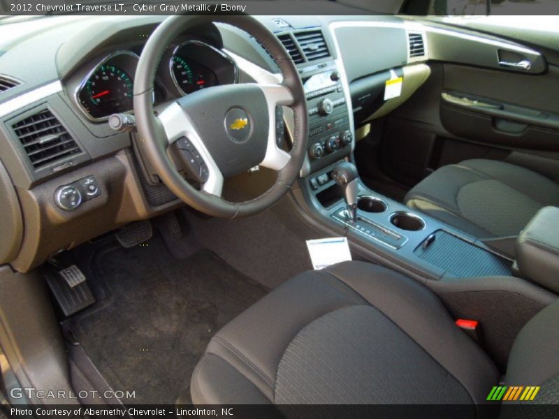 Cyber Gray Metallic / Ebony 2012 Chevrolet Traverse LT