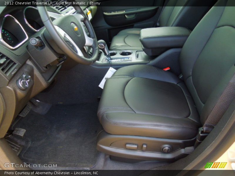 Gold Mist Metallic / Ebony 2012 Chevrolet Traverse LT