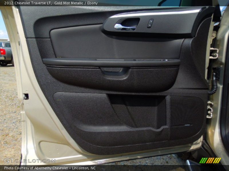 Gold Mist Metallic / Ebony 2012 Chevrolet Traverse LT