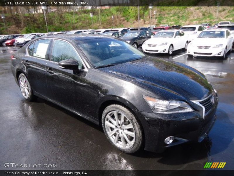 Obsidian Black / Black 2013 Lexus GS 350 AWD