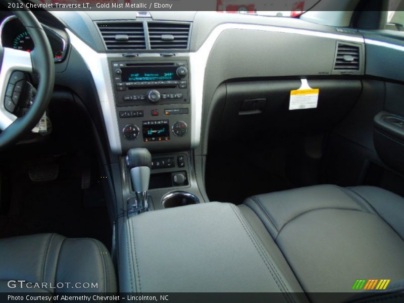 Gold Mist Metallic / Ebony 2012 Chevrolet Traverse LT