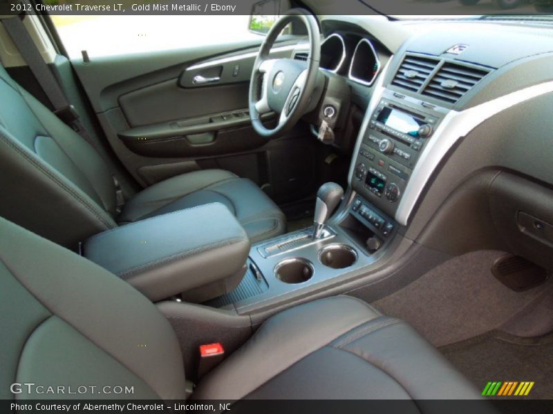 Gold Mist Metallic / Ebony 2012 Chevrolet Traverse LT