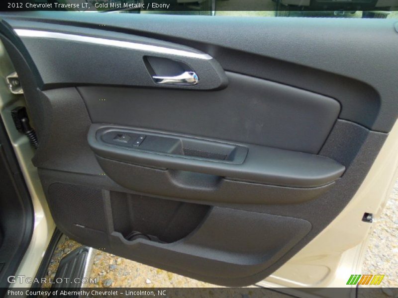 Gold Mist Metallic / Ebony 2012 Chevrolet Traverse LT