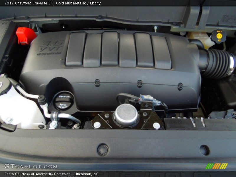 Gold Mist Metallic / Ebony 2012 Chevrolet Traverse LT