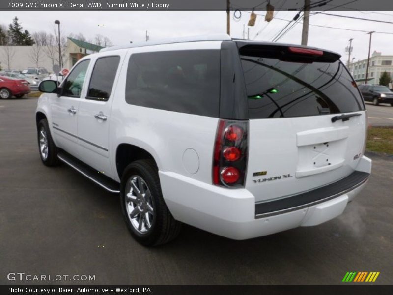 Summit White / Ebony 2009 GMC Yukon XL Denali AWD