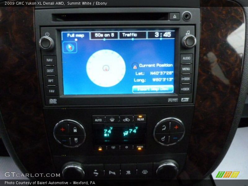 Summit White / Ebony 2009 GMC Yukon XL Denali AWD
