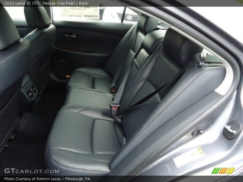 Nebula Gray Pearl / Black 2012 Lexus ES 350