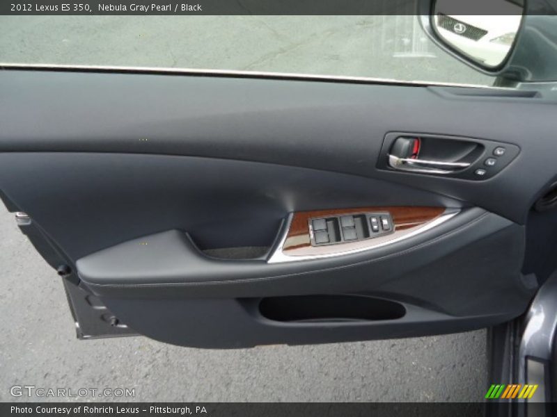 Nebula Gray Pearl / Black 2012 Lexus ES 350