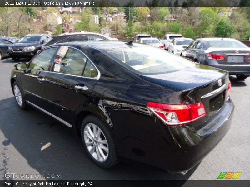 Obsidian Black / Parchment 2012 Lexus ES 350