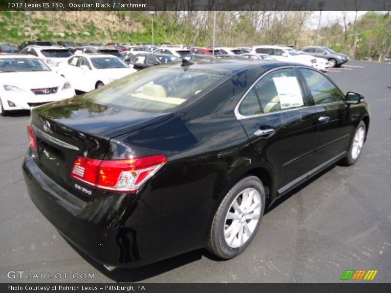 Obsidian Black / Parchment 2012 Lexus ES 350